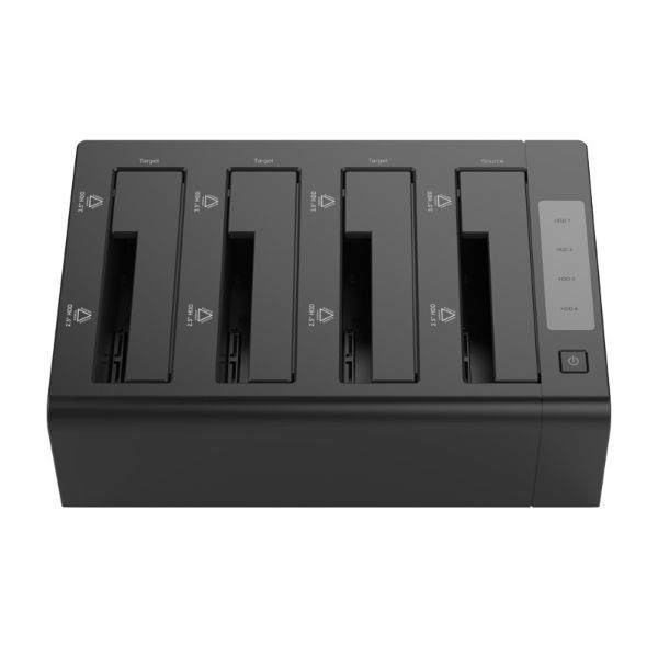 משכפל דיסקים 2.5 / 3.5 4 Bay USB3.0 1 to 3 Clone Hard Drive Dock