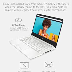 HP 14 Laptop, Intel Celeron N4020, 4 GB RAM, 64 GB Storage, 14-inch Micro-edge HD Display, Windows 11 Home, Thin & Portable, 4K Graphics, One Year of Microsoft 365 (14-dq0040nr,...