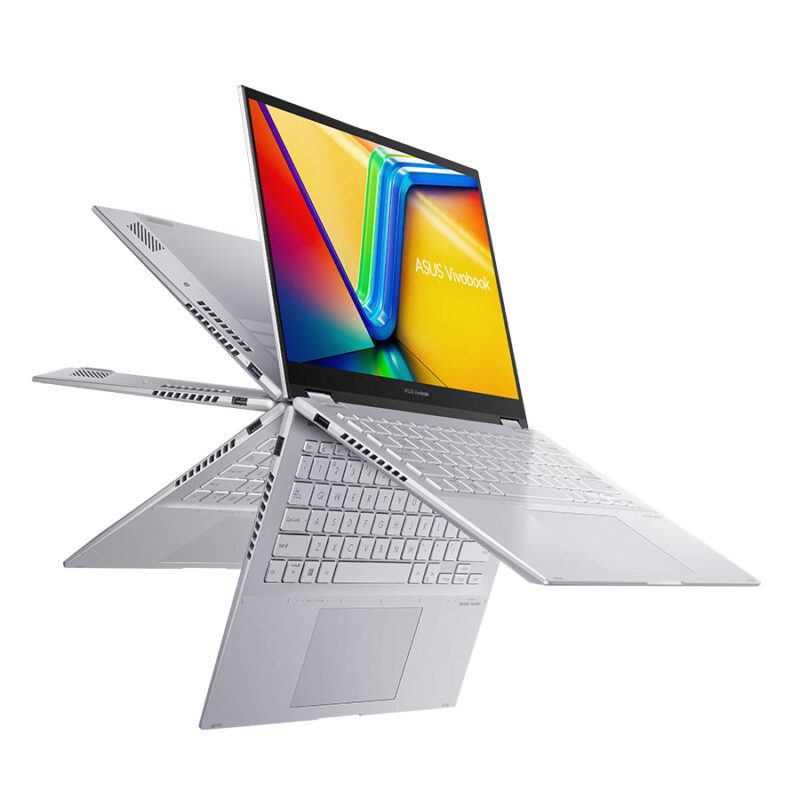 ASUS Vivobook S14 Flip/TP3402VA-14.0/WUXGA /Touch-Flip/ I5-1335U/16GB DDR4/ 512G SSD/WIN11 HOME/ SILVER/1YOS