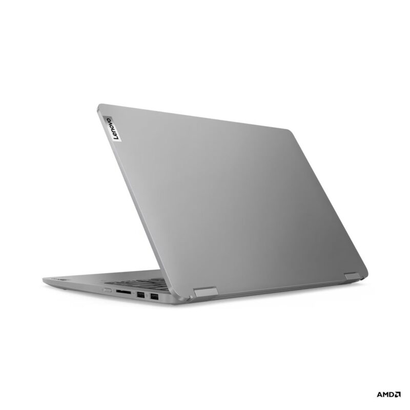 מחשב נייד 14 אינץ מסך מגע Lenovo FLEX 5 AMD RYZEN R7 5825U 16GB 1TB Windows 11 Pro - צבע אפור, 3 שנות אחריות באתר הלקוח