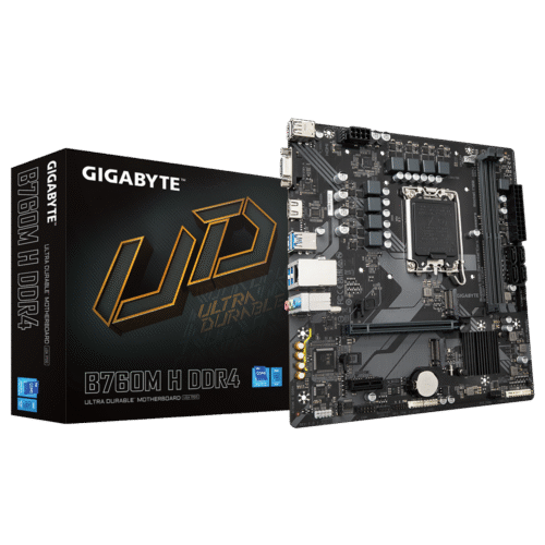 לוח למעבדי אינטל Gigabyte B760M H DDR4 Micro Atx LGA1700