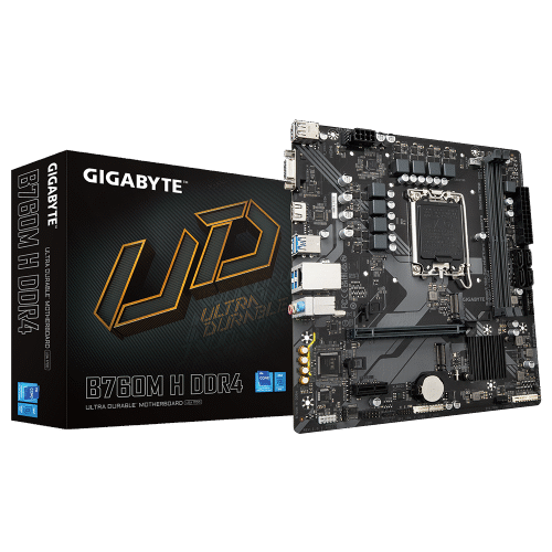לוח למעבדי אינטל Gigabyte B760M H DDR4 Micro Atx LGA1700