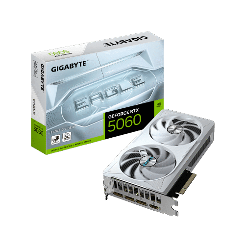 כרטיס מסך Gigabyte GeForce RTX 5060 EAGLE ICE 8GB