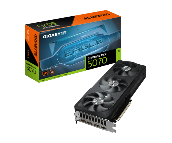 כ.מסך GIGABYTE GeForce RTX 5070 EAGLE OC SFF 12G