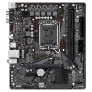 לוח לאינטל דור 12-14 Gigabyte H610M H V2 DDR5 VGA HDMI
