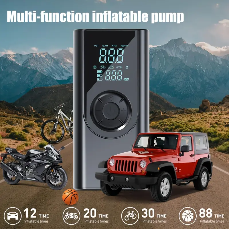 CAR BOOSTER 4-in-1