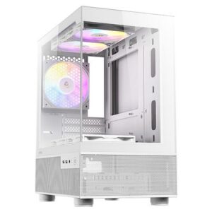 מארז לבן Antec CX200M RGB ELITE M-ATX 5X120mm RGB FANS