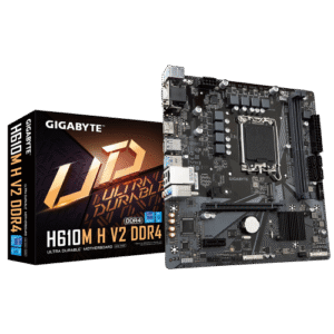 לוח לאינטל דור 12-14 Gigabyte H610M H V2 DDR5 VGA HDMI