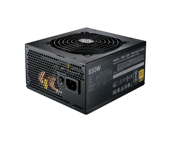 ספק כוח Cooler Master MWE 80 Plus GOLD 850 V2 ATX 3.0 READY