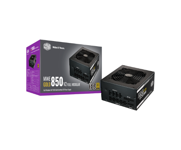 ספק כוח Cooler Master MWE 80 Plus GOLD 850 V2 ATX 3.0 READY