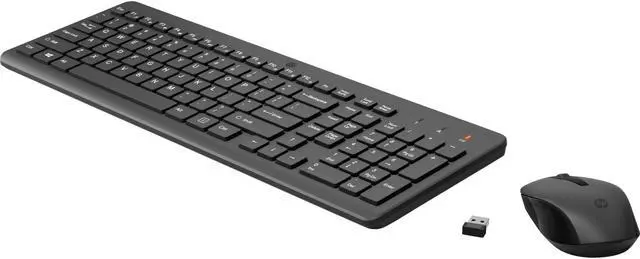 סט עכבר ומקלדת אלחוטיים HP 330 - צבע שחור