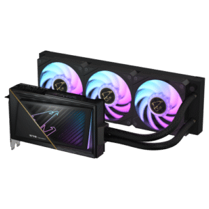 כ.מסך AORUS GeForce RTX 5080 XTREME WATERFORCE 16G 360MM RADIATOR