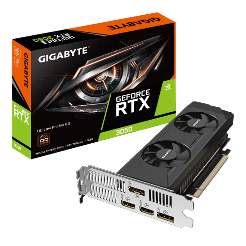 3050-low-profile-1-1 כרטיס מסך Gigabyte GeForce RTX 3050 6GB Low Profile