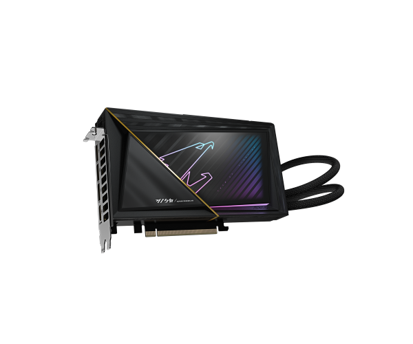 כ.מסך AORUS GeForce RTX 5080 XTREME WATERFORCE 16G 360MM RADIATOR