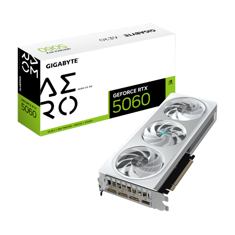כרטיס מסך Gigabyte GeForce RTX 5060 AERO OC 8GB