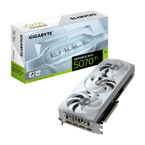 כרטיס מסך GIGABYTE GeForce RTX 5070 Ti EAGLE OC ICE SFF 16G