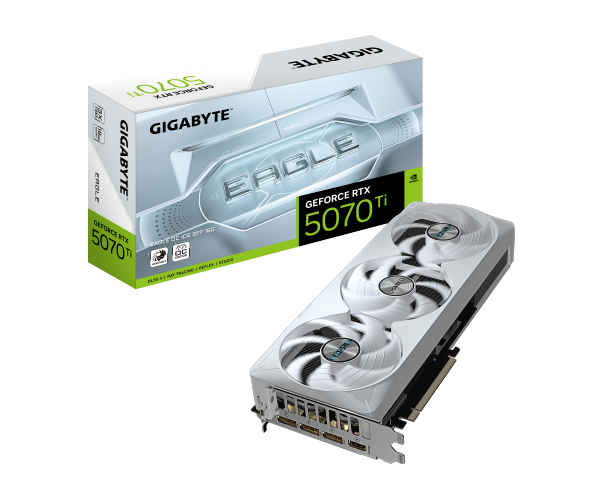 כרטיס מסך GIGABYTE GeForce RTX 5070 Ti EAGLE OC ICE SFF 16G