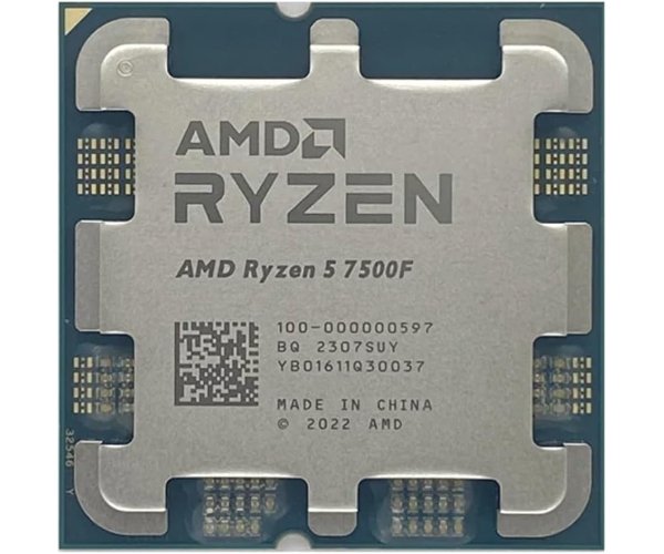 מעבד AMD ZEN 4 R5 7500F Tray No Fan No GPU Up To 5GHZ AM5