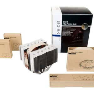 מאוורר NOCTUA NH-D15 250W TDP DUAL 140mm FAN Intel/Amd Brown