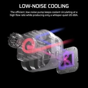 קירור נוזלי Corsair iCUE NAUTILUS 360 RS RGB Black 360mm AIO