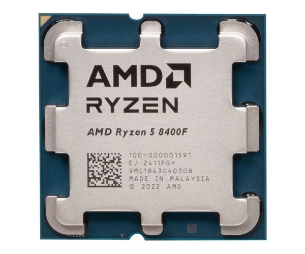 מעבד AMD Ryzen 5 8400F Zen4 6 Cores 12 Threads Up to 4.7GHz