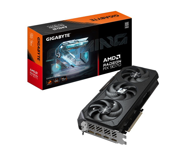 כרטיס מסך Gigabyte RADEON RX9070 GAMING OC 16GB PCIE 5.0