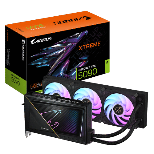 כרטיס מסך AORUS GeForce RTX 5090 XTREME WATERFORCE 32G