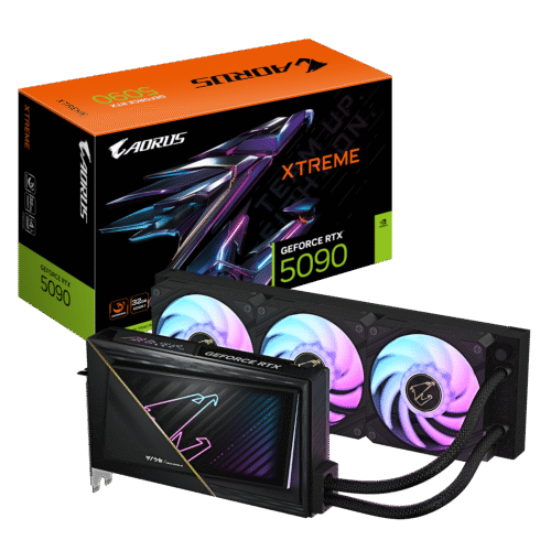 כרטיס מסך AORUS GeForce RTX 5090 XTREME WATERFORCE 32G