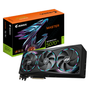 כרטיס מסך GIGABYTE AORUS GeForce RTX 5070 Ti MASTER 16G