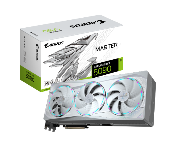 כרטיס מסך AORUS GeForce RTX 5090 MASTER ICE 32G