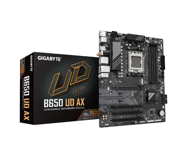 לוח אם Gigabyte B650 UD AX AMD AM5 Wifi 6 PCIE 5.0 DDR5