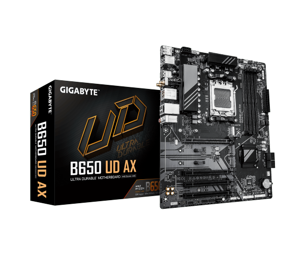 לוח אם GIGABYTE B650 UD AX DDR5 WIFI6 BT AM5 1GB LAN