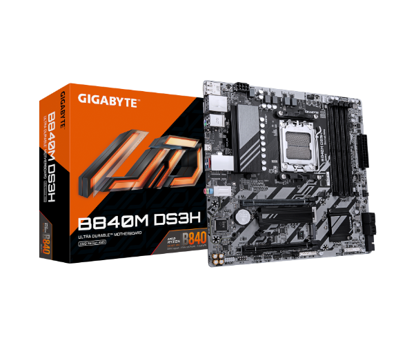 לוח אם Gigabyte B840M DS3H for AMD AM5 Cpu DDR5 HDMI
