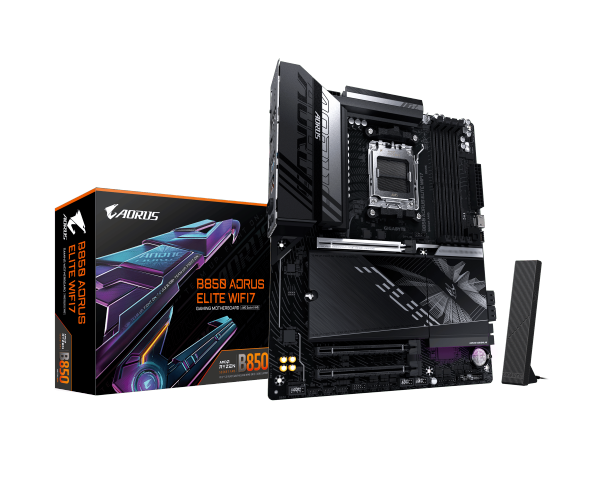 לוח אם GIGABYTE B850 AORUS ELITE WIFI7 ATX DDR5 AM5 BT 2.5GBE LAN