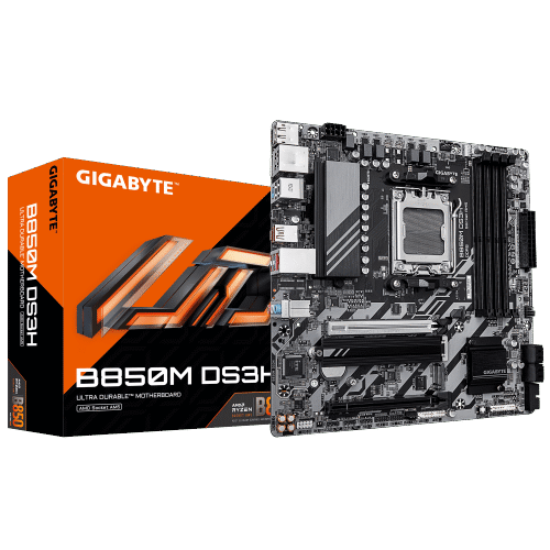 B850M-DS3H-01-1 לוח אם GIGABYTE B850M DS3H DDR5 MICRO-ATX AM5 2.5GBE LAN