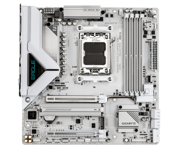 לוח אם GIGABYTE B850M EAGLE WIFI6E ICE M-ATX DDR5 AM5 BT 2.5GB