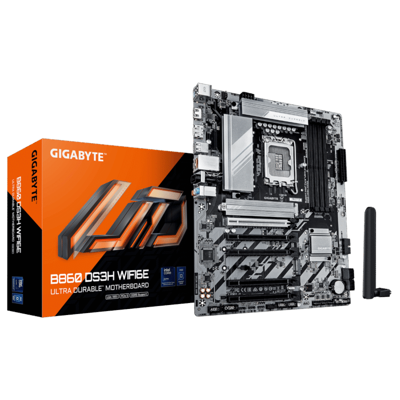 לוח למעבד דור 15 Gigabyte B860 DS3H WIFI6E ATX 2.5GB LAN