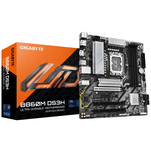 לוח אם GIGABYTE B860M DS3H 1.0 Micro-ATX DDR5 LGA1851 2.5GbE Lan