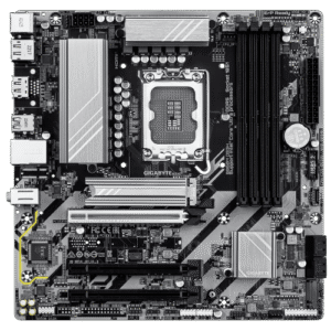 לוח אם GIGABYTE B860M DS3H 1.0 Micro-ATX DDR5 LGA1851 2.5GbE Lan