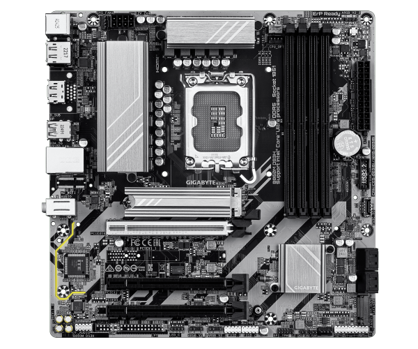 לוח אם GIGABYTE B860M DS3H 1.0 Micro-ATX DDR5 LGA1851 2.5GbE Lan