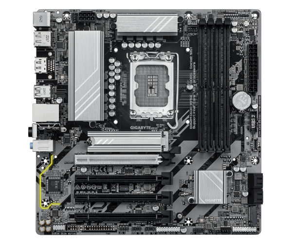 לוח לאינטל דור 15 Gigabyte B860M DS3H Micro-ATX WIFI BT DDR5