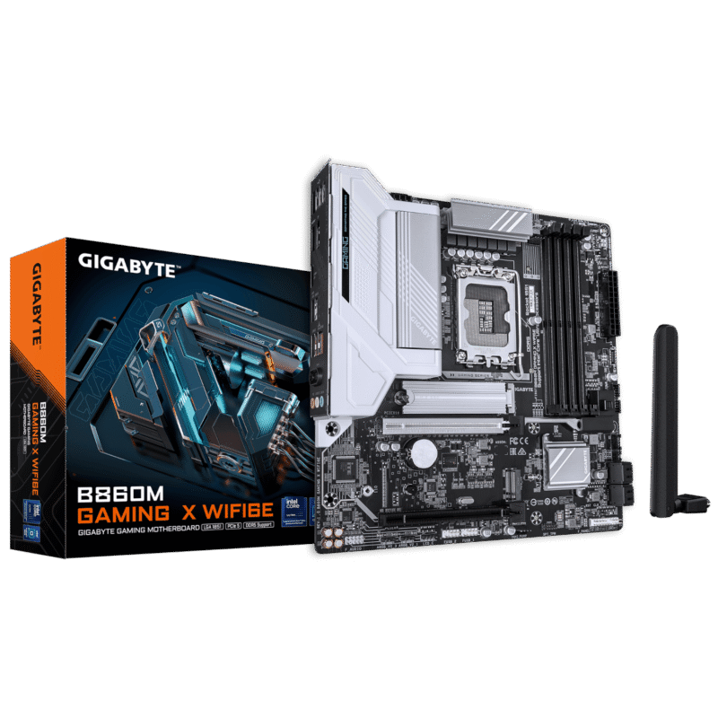 לוח למעבד דור 15 Gigabyte B860M GAMING X WIFI6E ATX 2.5GB LAN