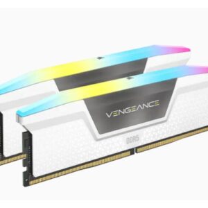 זכרון לנייח CORSAIR Vengeance RGB 32GB 2x16GB DDR5 5600 C40 White