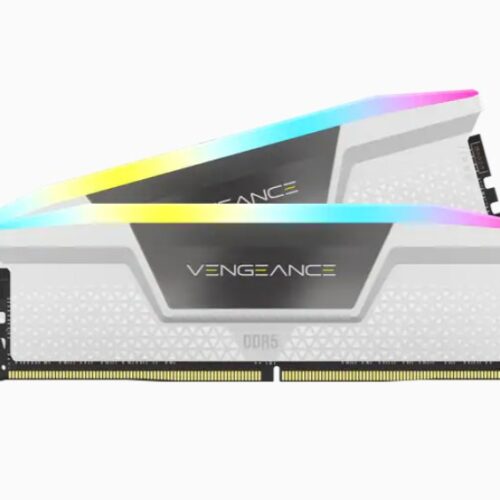 זכרון לנייח CORSAIR Vengeance RGB 32GB 2x16GB DDR5 5600 C40 White
