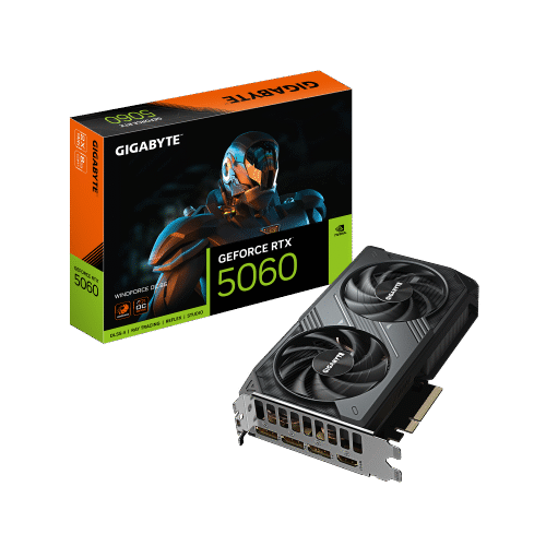 כרטיס מסך Gigabyte GeForce RTX 5060 WindForce 2 OC 8GB