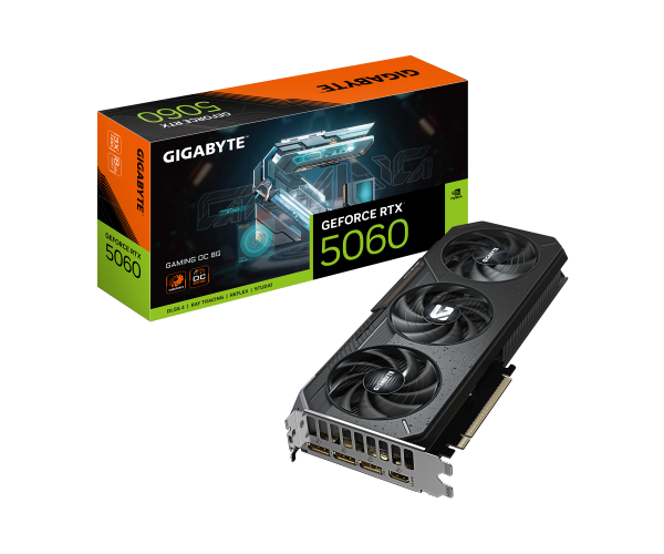 כרטיס מסך Gigabyte GeForce RTX 5060 Gaming OC 8GB
