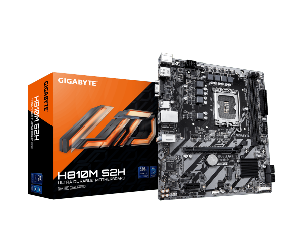 לוח Gigabyte H810M S2H 1.0 Micro-Atx DDR5 LGA1851 VGA HDMI
