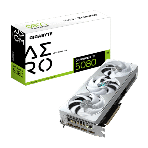 כרטיס מסך GeForce RTX 5080 AERO OC SFF 16G White