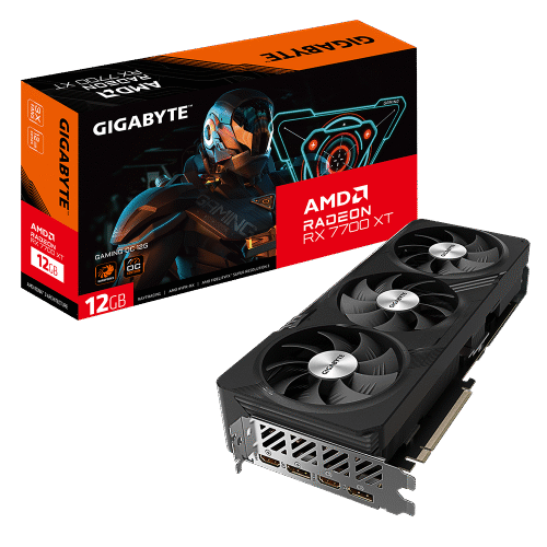 Radeon™-RX-7700-XT-GAMING-OC-12G-01-1 כרטיס מסך Gigabyte Radeon RX 7700 XT GAMING OC 12G