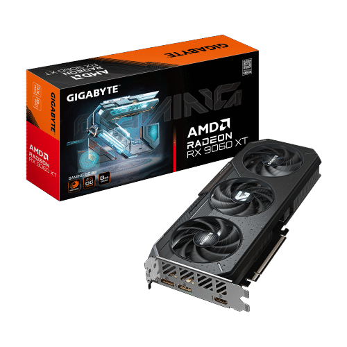 Radeon™_RX_9060_XT_GAMING_OC_8G-011-1 כרטיס מסך Gigabyte Radeon RX 9060 XT GAMING OC 8GB